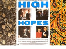 HIGH HOPES 1988 Philip Davis Ruth Sheen Lesley Manville MIKE LEIGH QUAD POSTER