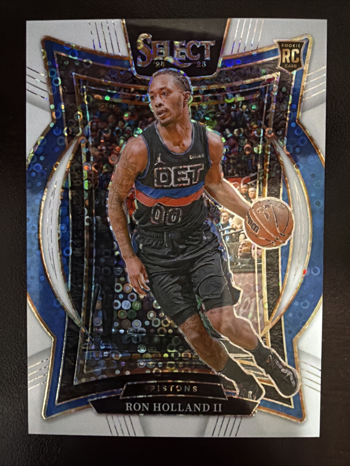 2024-25 Select Ron Holland II Concourse RC White Disco Prizm /75 Pistons