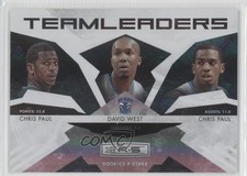 2009 Panini Rookies & Stars Team Leaders Hologold /250 Chris Paul David West 0d9