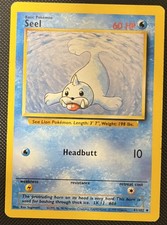 Pokémon Seel 41/102 Base Set 1999 WOTC Vintage MP Moderately Played
