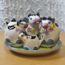 Mini Cow Tea Set