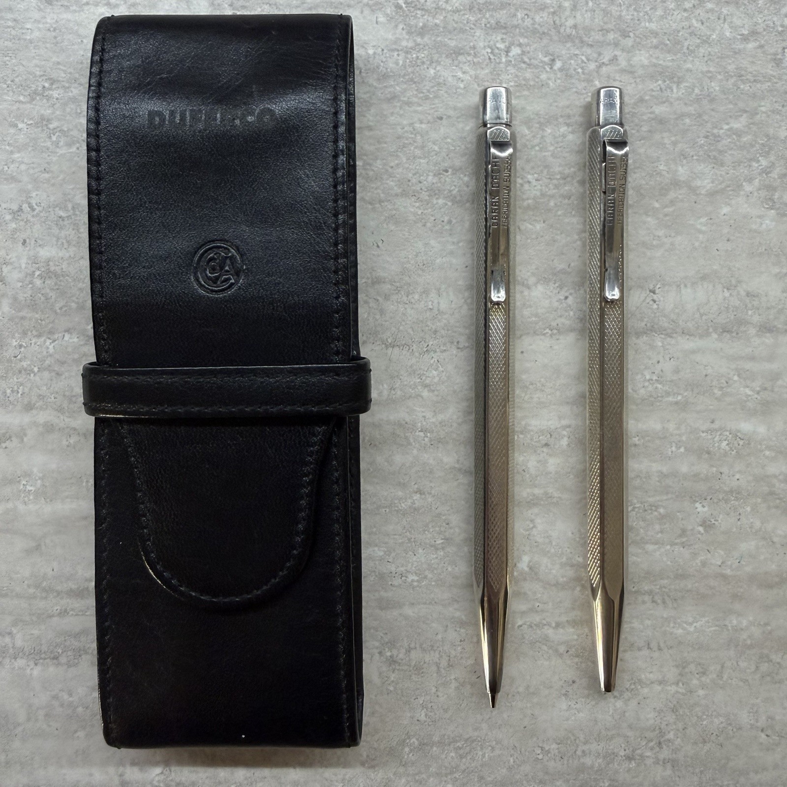 Caran D'Ache Ecridor Retro BP+Pencil w/original Case Set