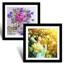 Diamond Painting Frames Set of 2, Display 12x12in/30x30cm Diamond Painting Pi...
