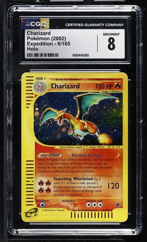 Charizard graded CGC 8 for sale on eBay