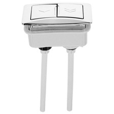 Remplacement bouton-poussoir double chasse d'eau réservoir de toilette avec com