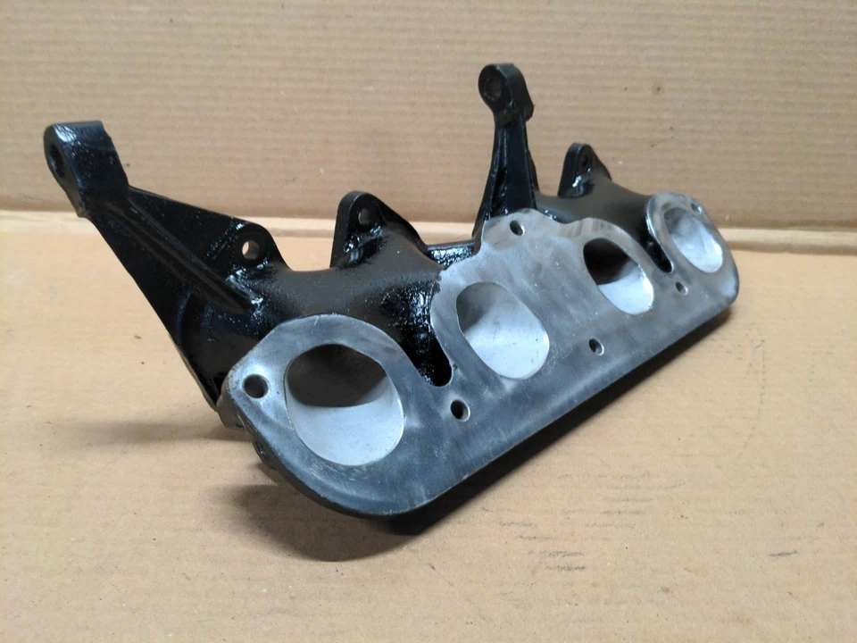 Colector de admisión Alfa Romeo modificado 45 mm 1900 2000 102 Solex Weber tiro lateral Foto 3 de 4