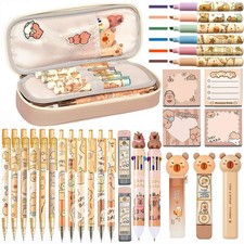 Capybara Stationery Set,Cute School Supplies,Kawaii Stationery...