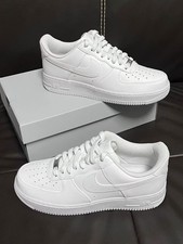 Nike Air Force 1 "Triple White" Low Top Classic Sneakers-White US Size 7-12