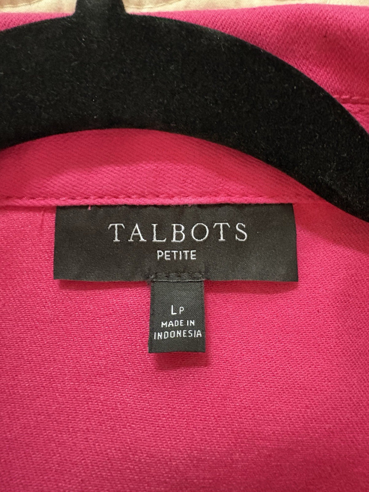 Talbots Pink Basic Jacket Button Collared Pockets… - image 7