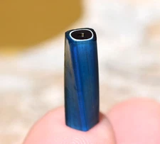 Antique Blue Drawn Nueva Cadiz First Generation Early Contact Trade Bead Peru