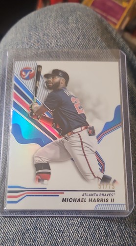 2024 Topps Pristine - Michael Harris II #5 Blue Refractor /75