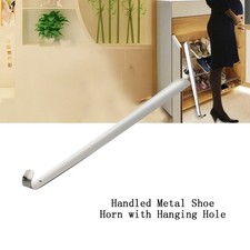 50CM Handled Metal Shoe Horn with Hanging Hole 50cm shoe horn Handheld shoe horn