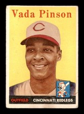 1958 Topps #420 Vada Pinson RC VG X2697977