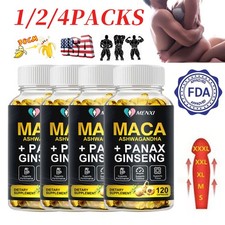 Male Enhancing Libido 480 Capsules - Maca Root,Massive Girth Enlargement Support