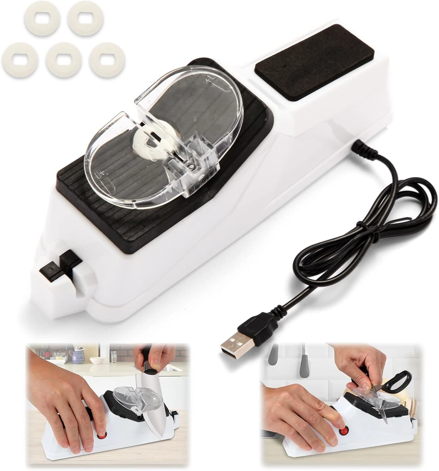 USB Double Sided Knife Sharpener Tool