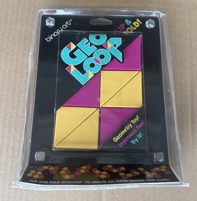 Vintage GeoLoop Binary Arts Flip & Fold Geometry Puzzle Game. The Smart Toy Read