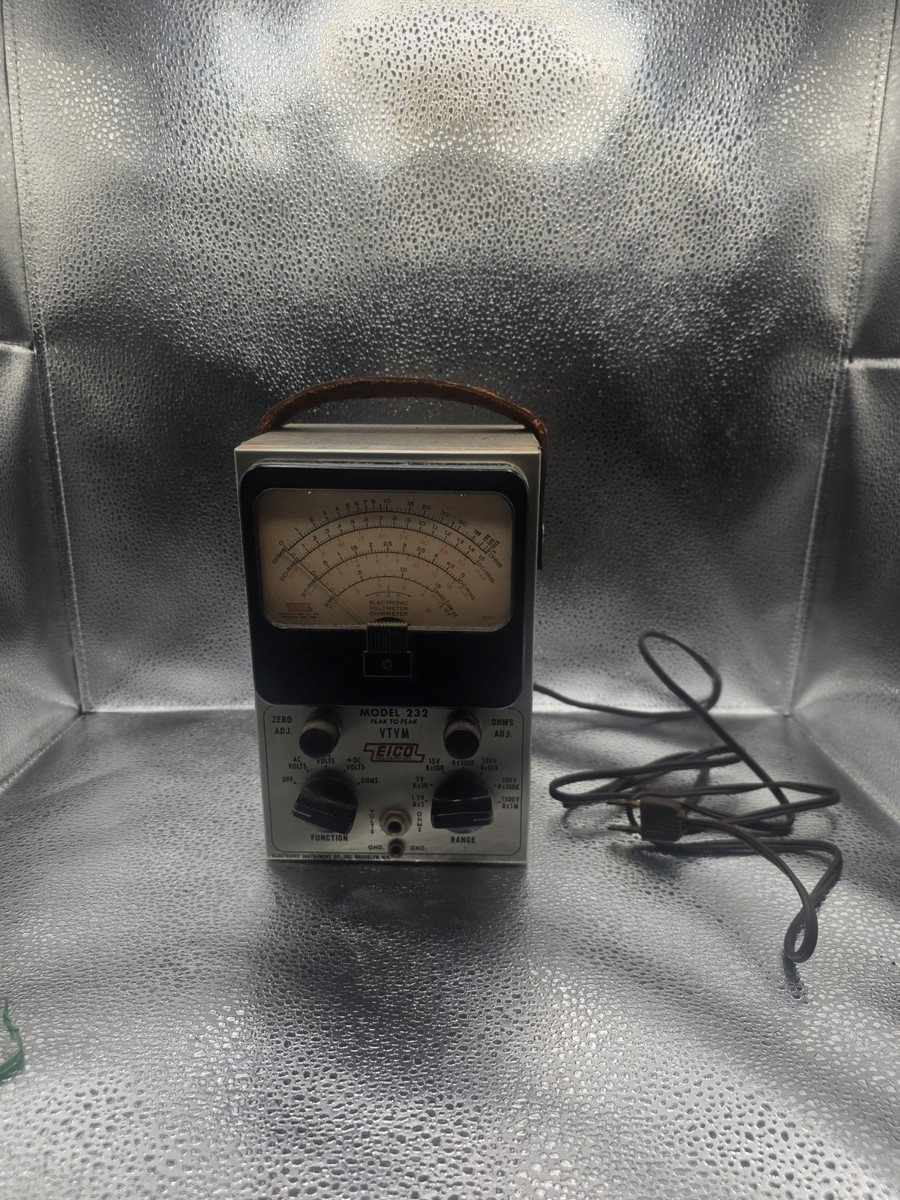 Eico Model 232 Peak to Peak VTVM Vintage Volt-Ohm Meter | eBay