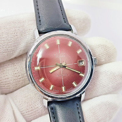  Rare VINTAGE Soviet watch POLJOT automatic 2627.H 23 jewels Made in USSR 1970s