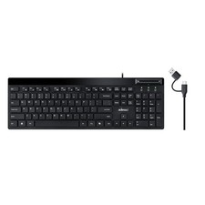 Adesso AKB-140SB Desktop Keyboard with Built-in Smart Card Reader 104-Key...