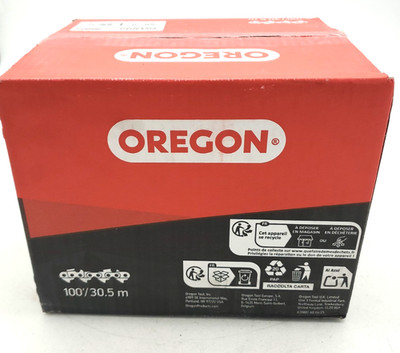 Oregon Chainsaw Chain 100ft Roll, 0.325 '' Pitch, 0.050Inch Gauge Model 20LPX -#5