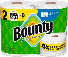 Select-A-Size Paper Towels, White, 2 Mega Rol...