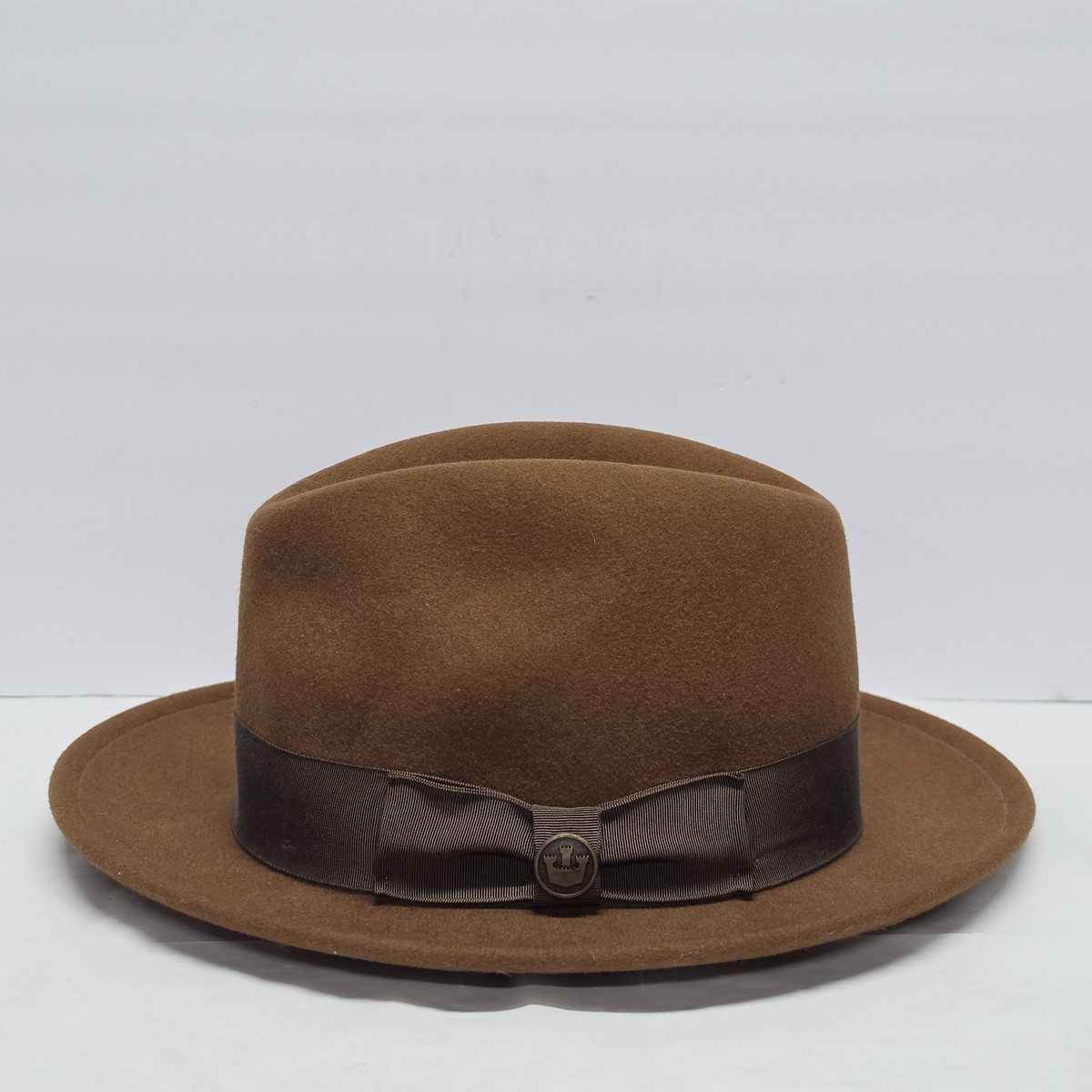 Goorin Bros Dean The Butcher Wool Fedora Hat Old Money Brown  display picture 3