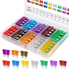 YNZDRWA 80Pcs Standard Fuse Kit, Upgraded Car Fuses Assortment Kit - Standard