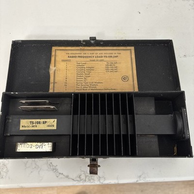 Boite Test-108/AP. Radio frequency load US Signal Corps
