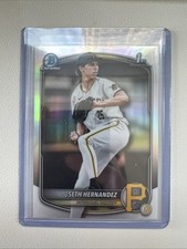 2025 Bowman Draft Chrome Refractor Seth Hernandez 1st Bowman #BDC-25 Pirates