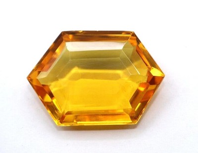 Natural Certified Yellow Citrine 450 CT Chic Cut Brazilian Loose