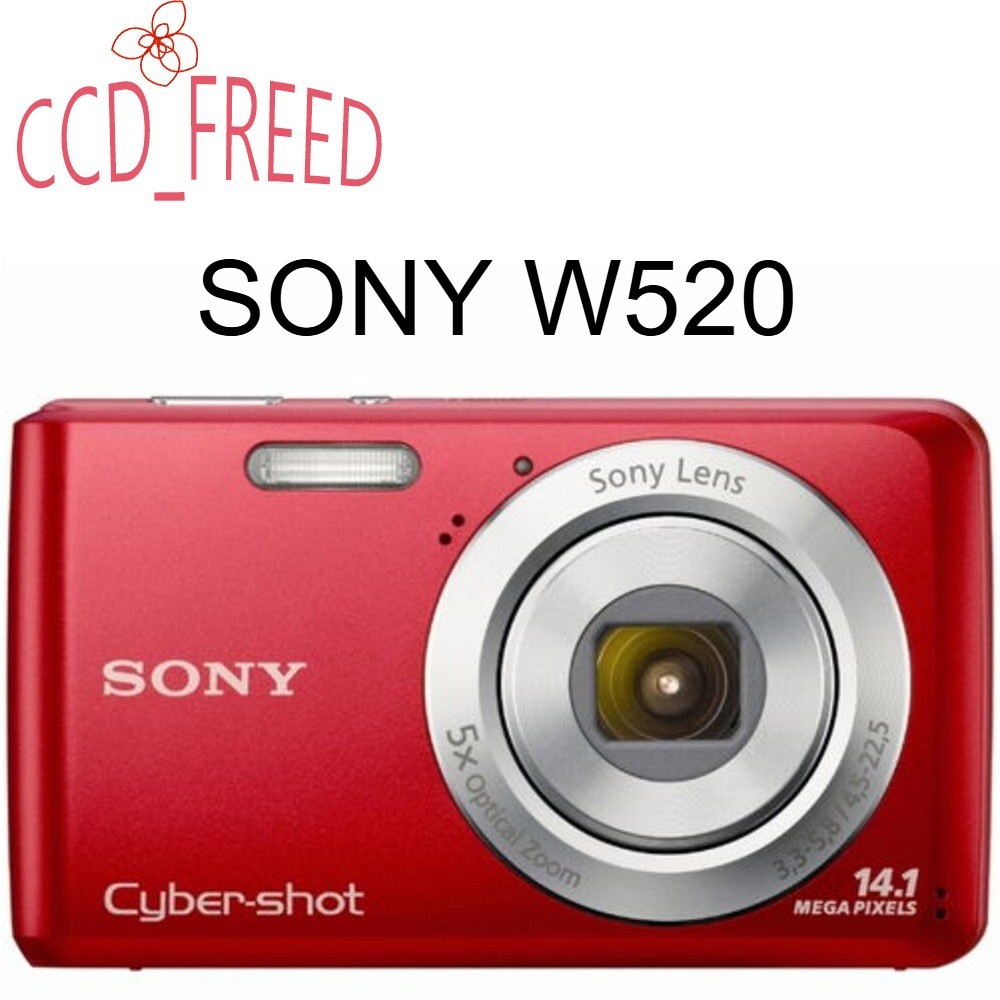 Sony Cyber-Shot DSC-W520 Digital Camera 14.1 MP 5x Optical Zoom