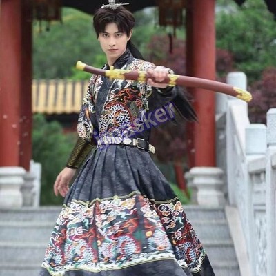 Ming Dynasty Hanfu Men Improved Chinese Ancient Dress Unisex Adult Costume Retro