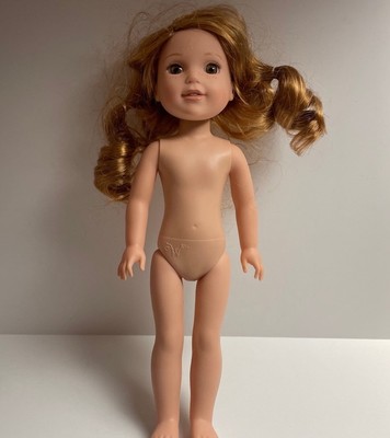 American Girl Wellie Wishers Willa Doll Red Hair Curls Hazel Eyes Freckles