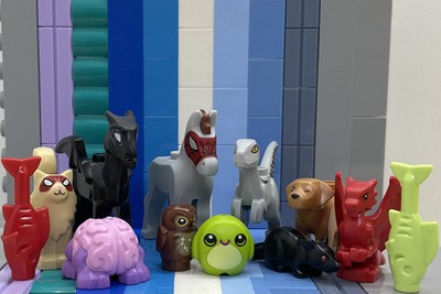 Lego Tier Molds Verschiedene Fantasy Tiere zur Auswahl Drache, Ratte, Testral