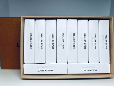 Louis Vuitton Men Fragrance Sample Spray 10Pc Set With Orange Box