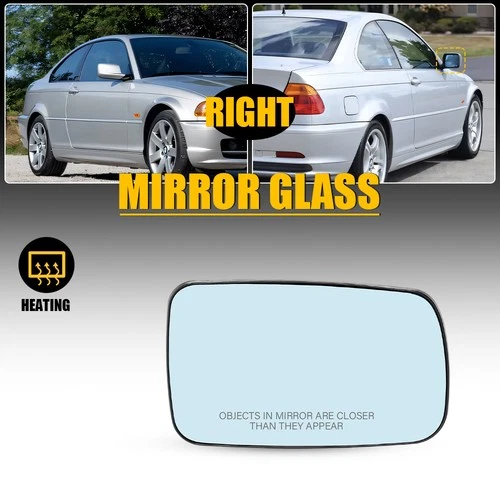 Heated Mirror Glass Replacement For BMW 745Li 750Li 760Li Base Front Right Side
