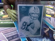 2009 Topps National Chicle Rookie Card BRIAN HARTLINE PRINTING PLATE 1/1 RC