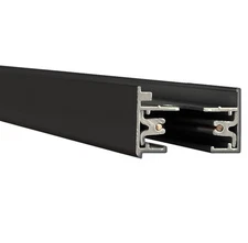 WAC Lighting LT4-BK 120V 4 Foot L Track with 2 End Caps Single Circuit Black