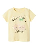 MäDchen Top Box Nmfbethany Nreg Ss, Pastellgelb, GrößE 104 Eu, Name it