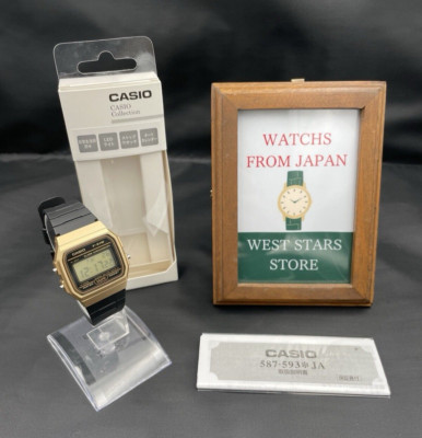 CASIO Wristwatch Collection F-91WM-9AJH Gold Color Web Limited Model Japan