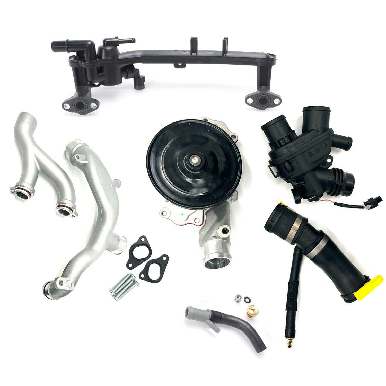 For Jaguar Land Rover Coolant Water Pump & Thermostat Hose Pipe & Plug