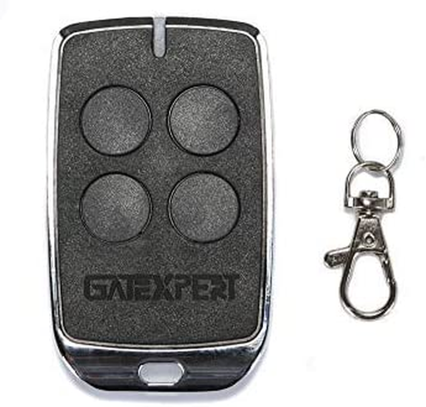 4-Button Keychain Remote Control for Sliding Gate Opener with Convenient Switch Design for Easy Access