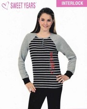 Pigiama Bimba Serafino con elastici. SWEET YEARS, PG10828. 100% Cotone Felpato.