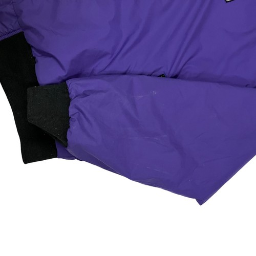 Vintage Woolrich Bomber Jacket Reversible Purple Red Mens XL Nylon Full Zip - Picture 6 of 13