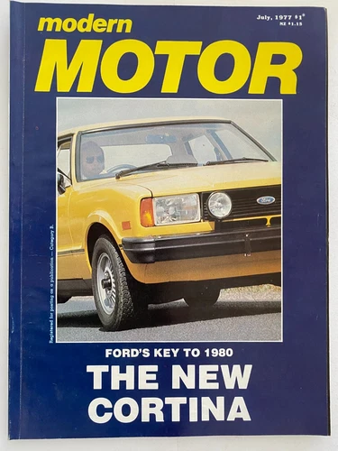 July 77 Cortina Lancer Ferrari 308 GTB BMW 7 Series Ford Megastar Peugeot 504