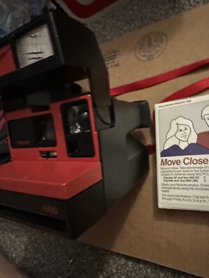 Polaroid 600 Cool Cam Red Instant Film Camera + Original Bag