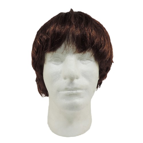 Religioso Piadoso Monje Marrón y Calvo Disfraz Accesorio Cuenco Peluca Corte de Pelo con Tonura - Imagen 2 de 4