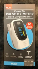 New MOBI Digital Finger Tip Pulse Rate Oximeter Blood Oxygen Monitor