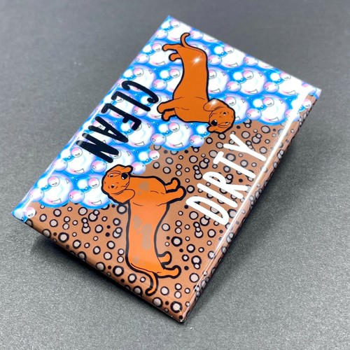 Imán marrón Dachshund perro lavavajillas cocina accesorios de limpieza decoración del hogar - Imagen 3 de 12