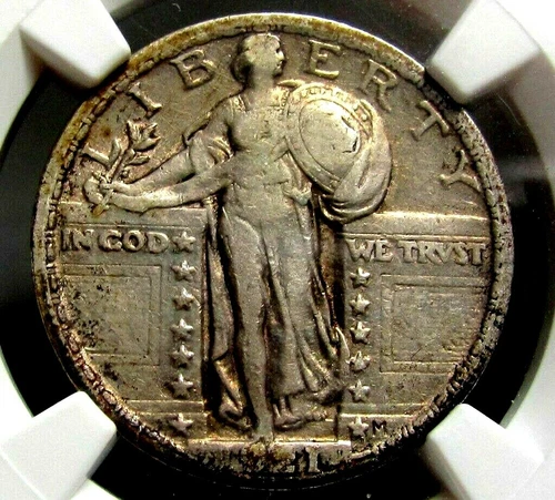 1921 STANDING LIBERTY QUARTER, NGC VF 25/30 VERY CHOICE